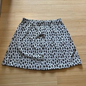 NWT leopard Loft skirt - large